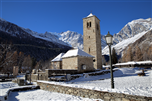 Macugnaga, Chiesa Vecchia in inverno foto di Filippo Impieri
